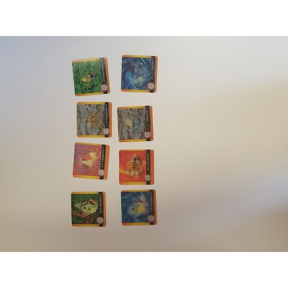 1995 Artbox Pokemon Action Flipz Premier Edition Lot of 8 3D Lenticular Vintage
